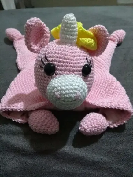 Naninha ou Manta do Apego em Crochê