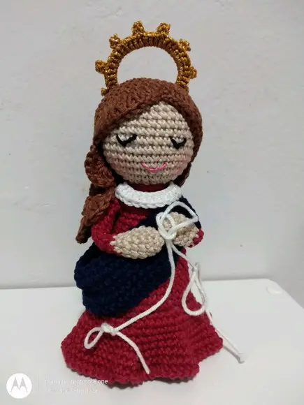 Nossa senhora Desatadora de Nós em Crochê