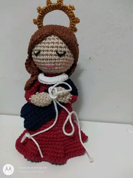 Nossa senhora Desatadora de Nós em Crochê
