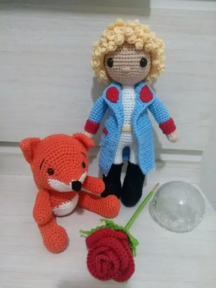Pequeno Principe a Raposa e a Rosa