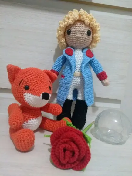Pequeno Principe a Raposa e a Rosa