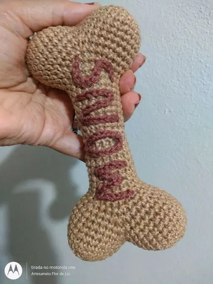 Osso em crochê - Amigurumi