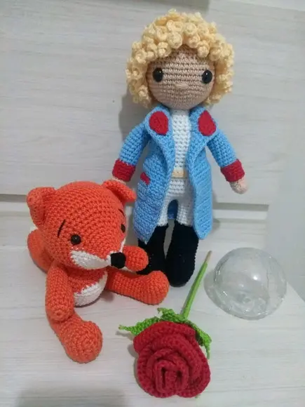Pequeno Principe a Raposa e a Rosa