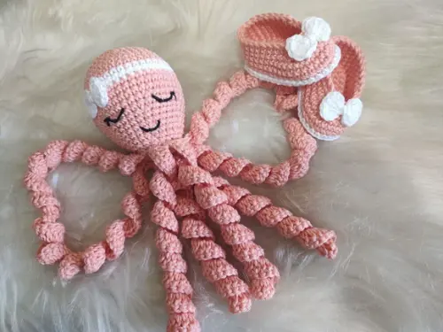 Polvo Amigurumi + Sapatinhos Rn
