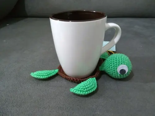 Porta caneca/copo em Crochê