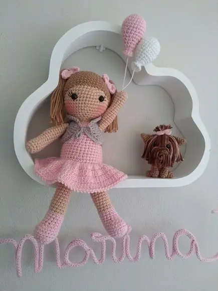 Porta Maternidade Boneca e Cachorrinho