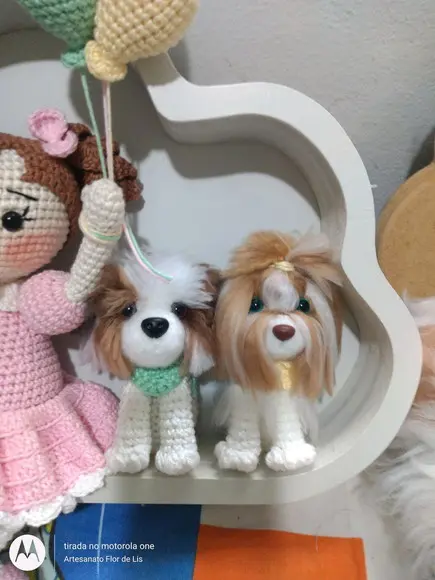 Porta Maternidade Boneca e 3 Cachorrinhos