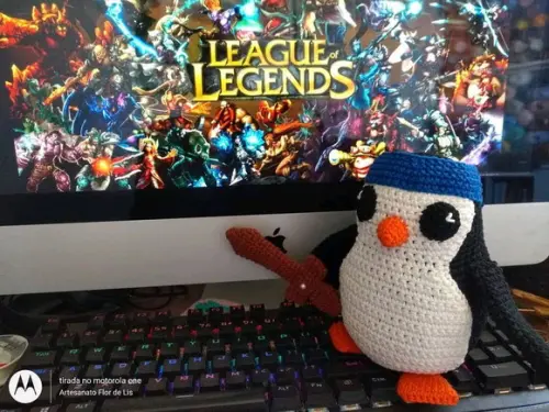 Receita Amigurumi - Pinguim Pingu Plumário - Lol
