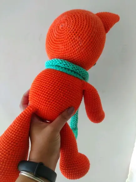 Raposa Grande em Amigurumi