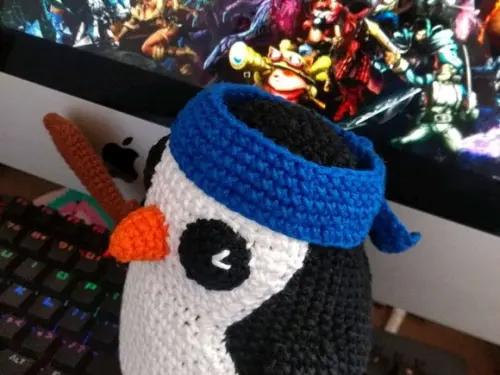 Receita Amigurumi - Pinguim Pingu Plumário - Lol