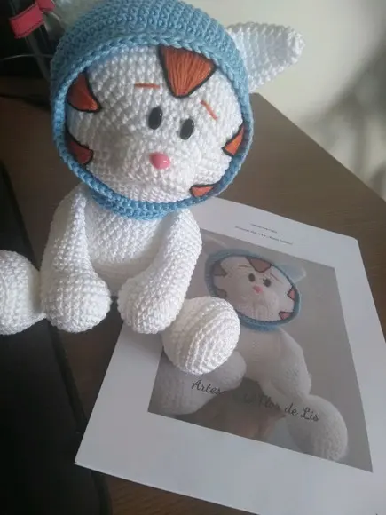 Receita Amigurumi Gatinho com Capuz