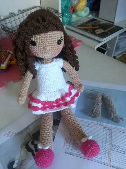 Receita Boneca Esther