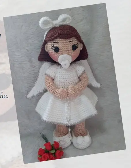 Receita da Boneca Angelis - Amigurumi