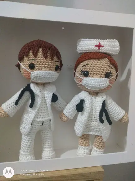 Receita Enfermeiros - Amigurumis