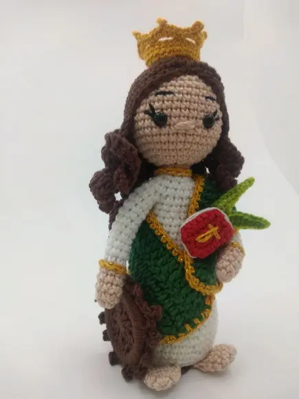 Santa Catarina em Crochê