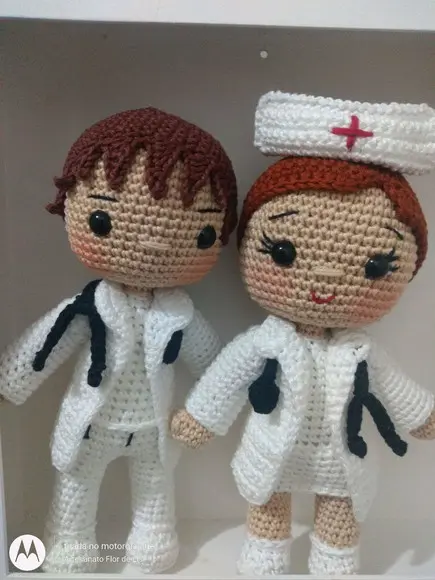 Receita Enfermeiros - Amigurumis