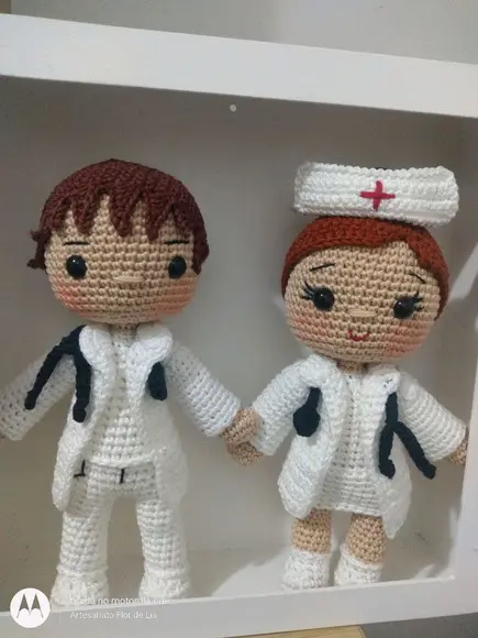 Receita Enfermeiros - Amigurumis