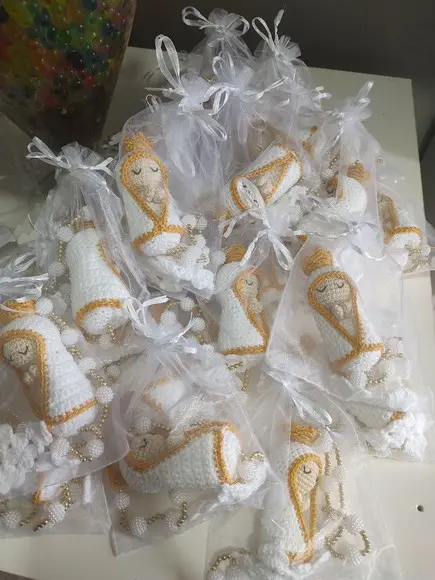 Terço de Crochê - Lembrancinha