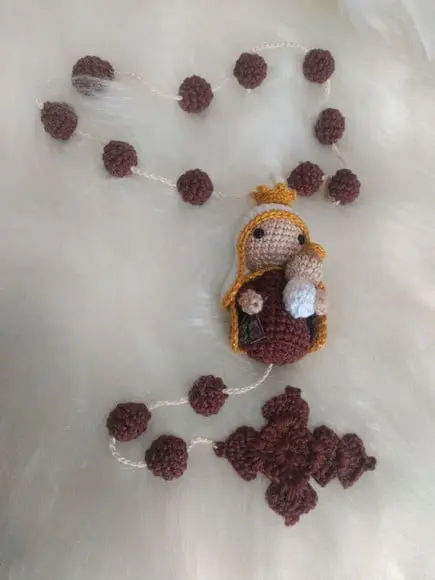 Terço Mariano em Crochê