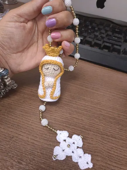 Terço Mariano em Crochê