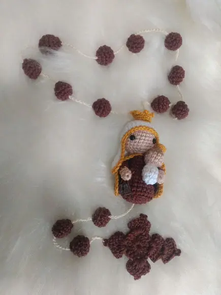Terço Mariano em Crochê