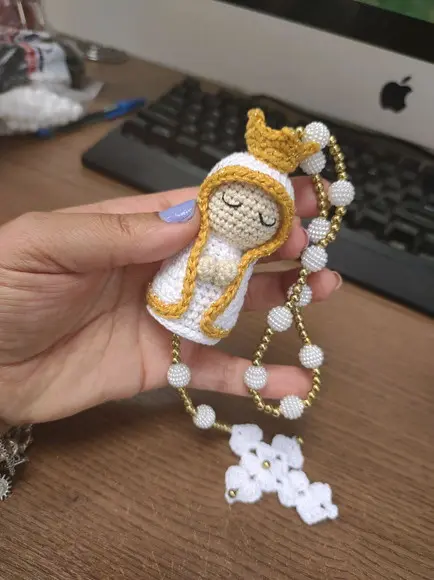 Terço Mariano em Crochê