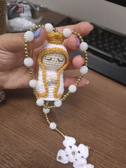Terço Mariano em Crochê