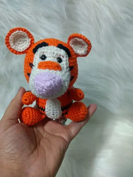 Tigrão da Turma do Pooh em Amigurumi