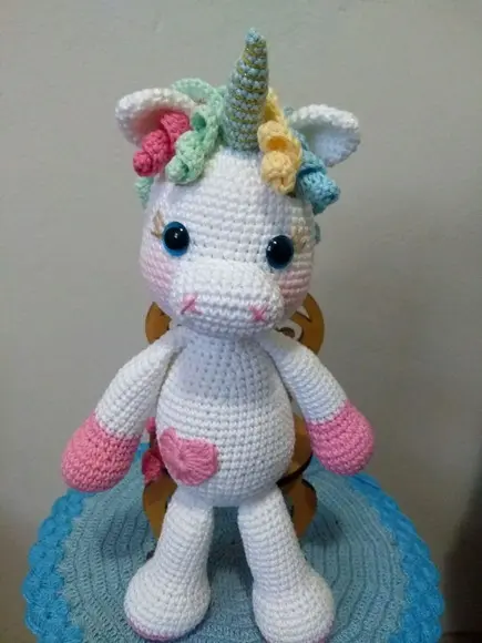Unicórnio Baby da Artesanato Flor de Lis