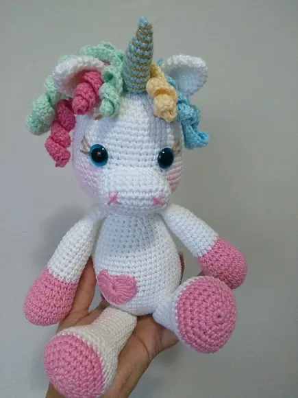 Unicórnio Baby da Artesanato Flor de Lis