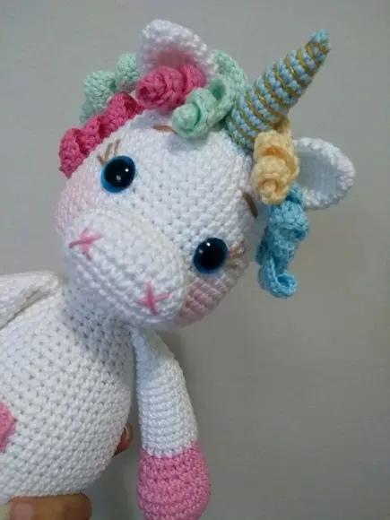 Unicórnio Baby da Artesanato Flor de Lis