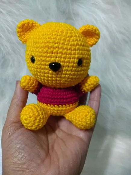 Ursinho Pooh em Amigurumi