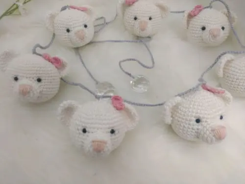 Varal de Berço com Amigurumis