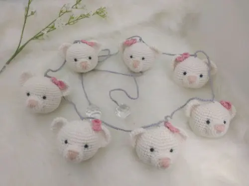 Varal de Berço com Amigurumis