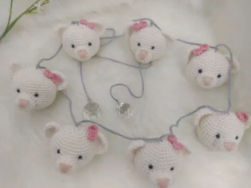 Varal de Berço com Amigurumis