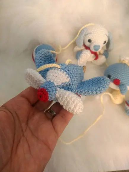 Varal de Berço com Amigurumis