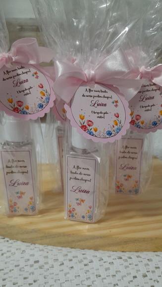Álcool Higienizados para Mãos Lembrancinha Maternidade