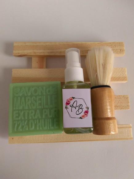 Kit de Barbear no Pallets Casamento
