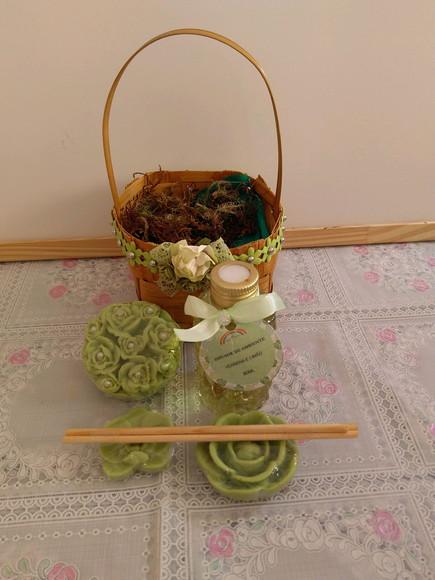 Kit de Sabonetes e Difusor