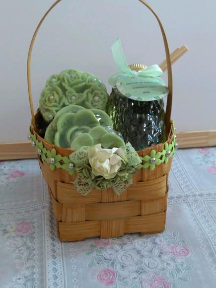 Kit de Sabonetes e Difusor