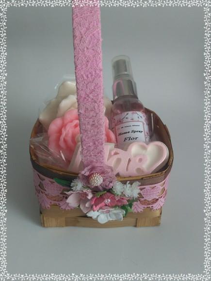 Kit de Sabonetes e Home Spray Dia das Mães