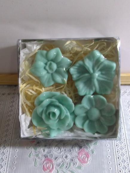 Mini Sabonetes Flores