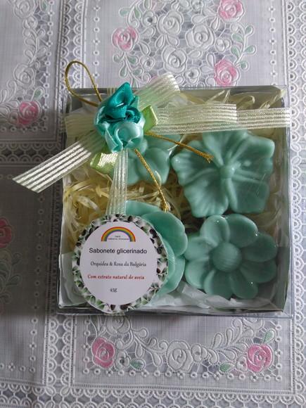 Mini Sabonetes Flores
