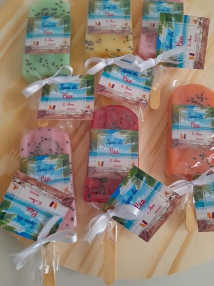 Picolé de Sabonete Lembrancinha