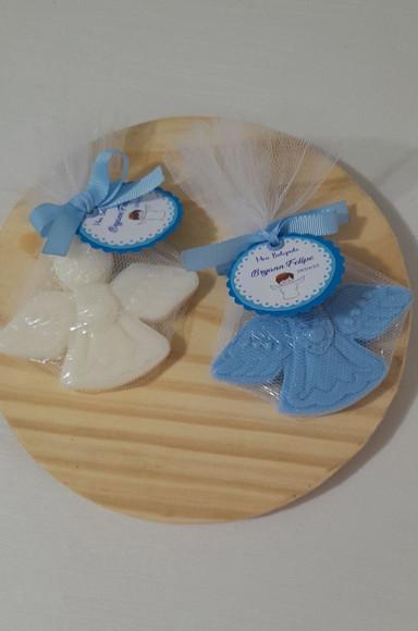 Sabonete Anjo da Guarda Lembrancinha Batizado