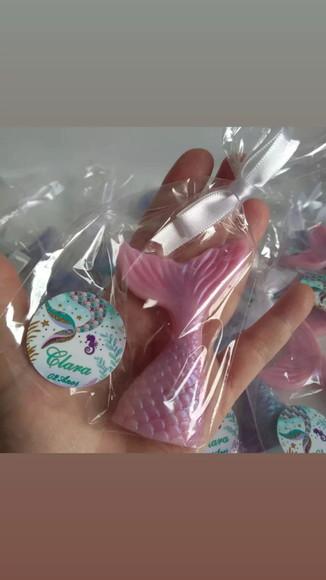 Sabonete Cauda de Sereia Lembrancinha Ariel