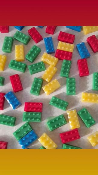 Sabonete Lego no Tule