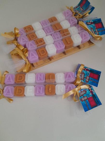 Sabonete Letrinhas Personalizada
