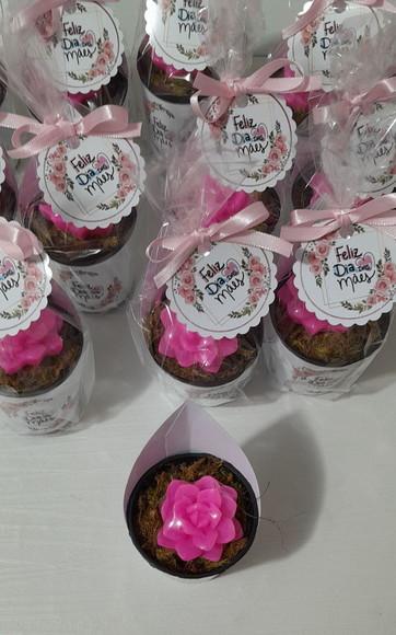 Sabonete Mini Suculentas Arranjo Dia das Mães