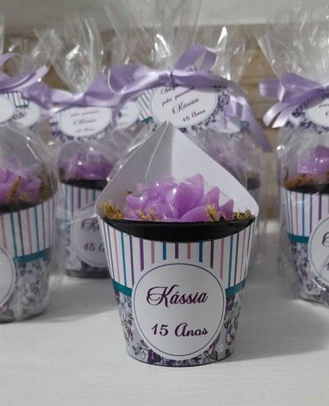 Sabonete Mini Suculentas Arranjo Lembrancinha 15 Anos
